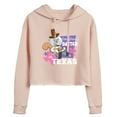 thumbnail image 1 of SpongeBob SquarePants - Everythings Better In Texas - Juniors Cropped Pullover Hoodie, 1 of 6