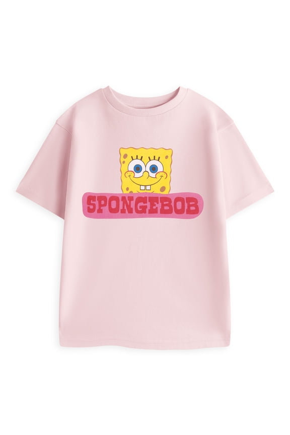 Face Unisex Kids Pink Short Sleeved T-Shirt | 9-10 Years | Made by Vanilla Underground