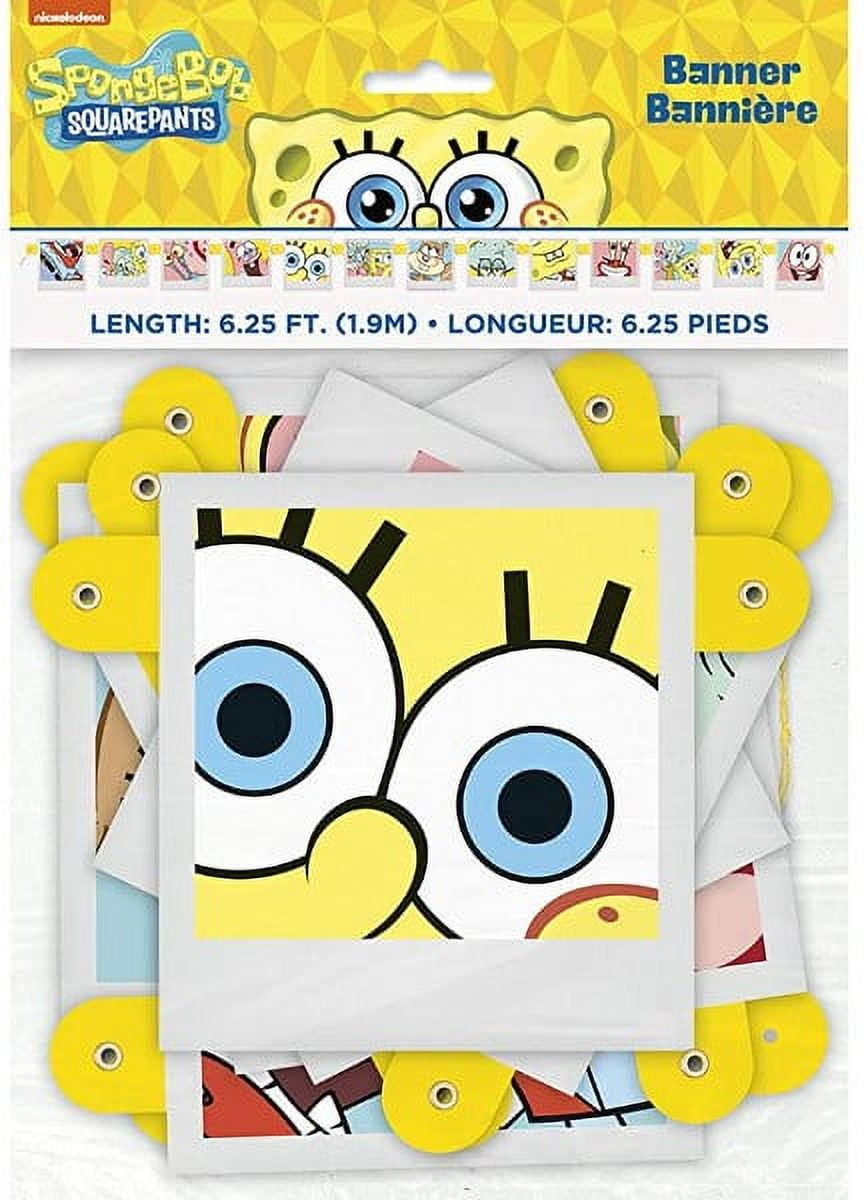 VARIOUS SpongeBob SquarePants 'Faces' Jointed Banner (1ct)