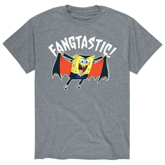 SpongeBob SquarePants - Fangastic Vampire Spongebob - Men's Short Sleeve Graphic T-Shirt
