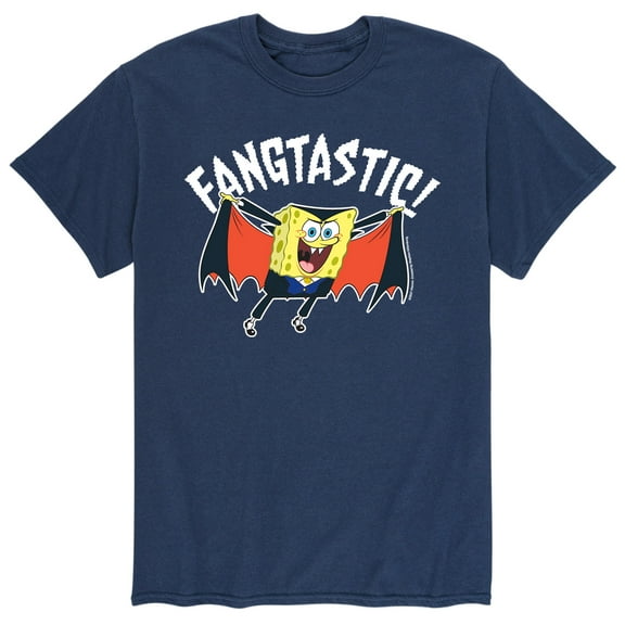 SpongeBob SquarePants - Fangastic Vampire Spongebob - Men's Short Sleeve Graphic T-Shirt