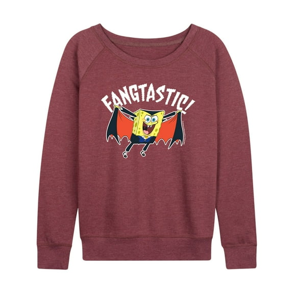 SpongeBob SquarePants - Fangastic - Women's Lightweight French Terry Long Sleeve Shirt