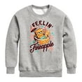 thumbnail image 1 of SpongeBob SquarePants - Feelin Fineapple - Toddler & Youth Crewneck Fleece Sweatshirt, 1 of 6