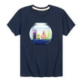 thumbnail image 1 of SpongeBob SquarePants - Fish Bowl Art - Toddler And Youth Short Sleeve Graphic T-Shirt, 1 of 5