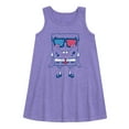 thumbnail image 1 of SpongeBob SquarePants -  Flag Fill Sunglasses  - Toddler & Youth Girls A-line Dress, 1 of 5