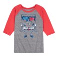 thumbnail image 1 of SpongeBob SquarePants - Flag Fill Sunglasses - Toddler & Youth Raglan Graphic T-Shirt, 1 of 7