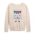 thumbnail image 1 of SpongeBob SquarePants - Flag Fill Sunglasses - Women's Lightweight French Terry Long Sleeve Shirt, 1 of 6