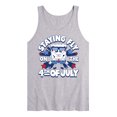 thumbnail image 1 of SpongeBob SquarePants - Fly On 4th of July - Men's Jersey Tank Top, 1 of 4