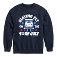 thumbnail image 1 of SpongeBob SquarePants - Fly on the 4th of July - Toddler And Youth Crewneck Fleece Sweatshirt, 1 of 6
