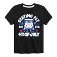 thumbnail image 1 of SpongeBob SquarePants - Fly on the 4th of July - Toddler And Youth Short Sleeve Graphic T-Shirt, 1 of 6