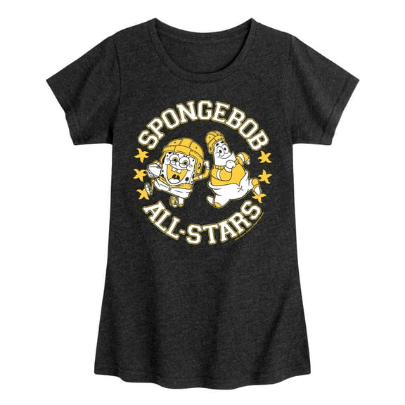 SpongeBob SquarePants - Football All-Stars - Toddler And Youth Girls Short Sleeve T-Shirt