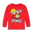 thumbnail image 1 of SpongeBob SquarePants - Franken Sponge - Toddler And Youth Long Sleeve Graphic T-Shirt, 1 of 6