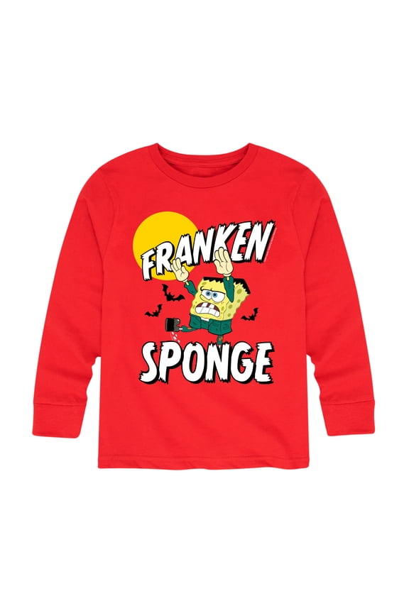 - Franken Sponge - Toddler And Youth Long Sleeve Graphic T-Shirt
