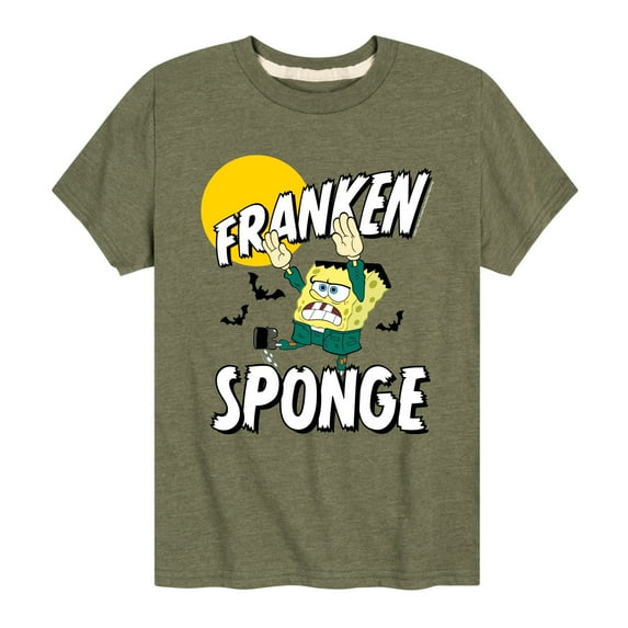 SpongeBob SquarePants - Franken Sponge - Toddler And Youth Short Sleeve Graphic T-Shirt