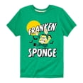 thumbnail image 1 of SpongeBob SquarePants - Franken Sponge - Toddler And Youth Short Sleeve Graphic T-Shirt, 1 of 6