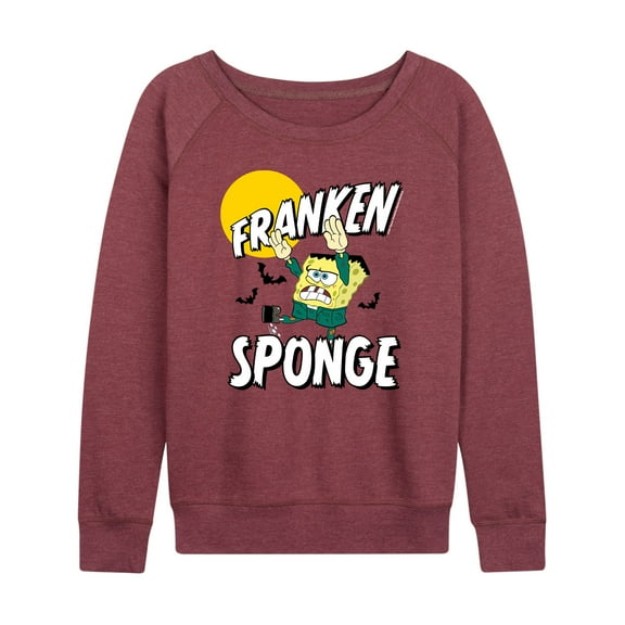 SpongeBob SquarePants - Franken Sponge - Women's Lightweight French Terry Long Sleeve Shirt