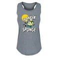 thumbnail image 1 of SpongeBob SquarePants - Franken Sponge - Women's Racerback Tank Top, 1 of 6