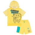 thumbnail image 1 of SpongeBob SquarePants French Terry Pullover Hoodie and Shorts Outfit Set Toddler to Big Kid, 1 of 5
