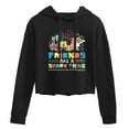 thumbnail image 1 of SpongeBob SquarePants - Friends Are A Shore Thing - Juniors Cropped Pullover Hoodie, 1 of 6