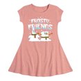 thumbnail image 1 of SpongeBob SquarePants - Frosty Friends - Toddler And Youth Girls Fit And Flare Dress, 1 of 1