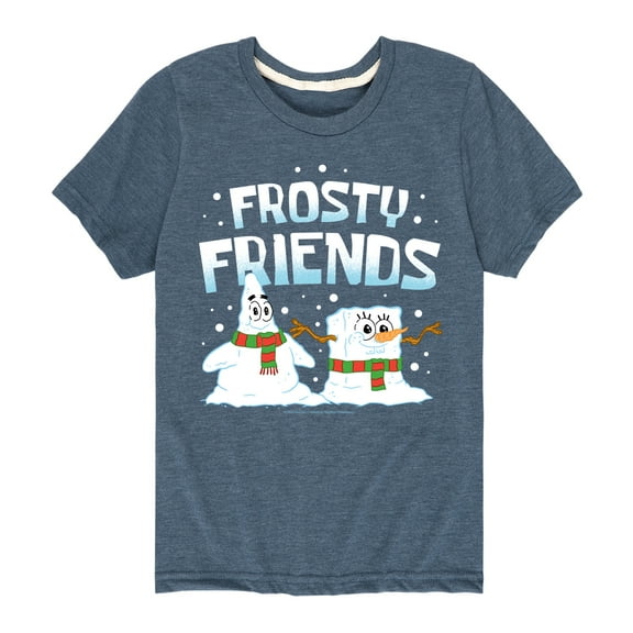 SpongeBob SquarePants - Frosty Friends - Toddler And Youth Short Sleeve Graphic T-Shirt