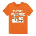 thumbnail image 1 of SpongeBob SquarePants - Frosty Friends - Toddler And Youth Short Sleeve Graphic T-Shirt, 1 of 6