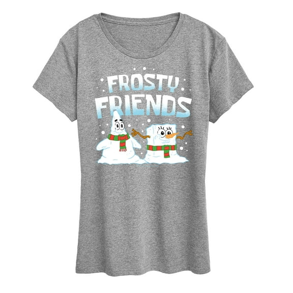SpongeBob SquarePants - Frosty Friends - Women's Lightweight French Terry Pullover