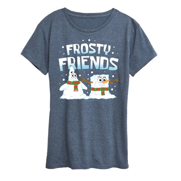 SpongeBob SquarePants - Frosty Friends - Women's Lightweight French Terry Pullover