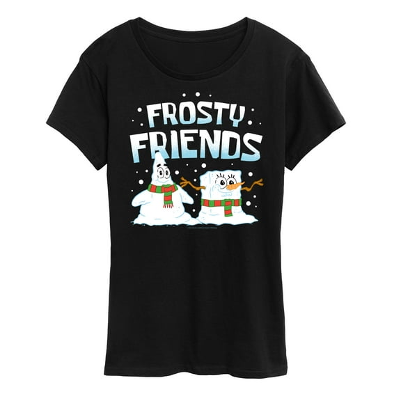SpongeBob SquarePants - Frosty Friends - Women's Lightweight French Terry Pullover