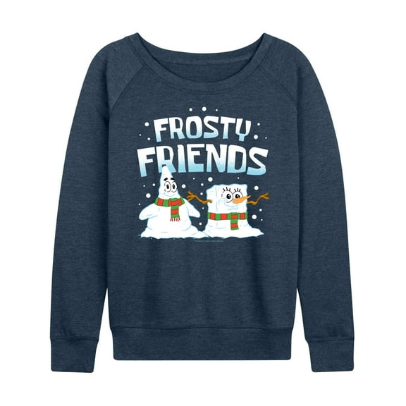 SpongeBob SquarePants - Frosty Friends - Women's Lightweight French Terry Long Sleeve Shirt