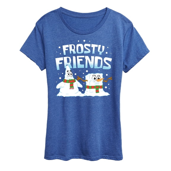 SpongeBob SquarePants - Frosty Friends - Women's Lightweight French Terry Pullover