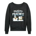 thumbnail image 1 of SpongeBob SquarePants - Frosty Friends - Women's Lightweight French Terry Long Sleeve Shirt, 1 of 6