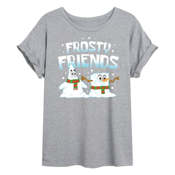 SpongeBob SquarePants - Frosty Friends - Women's Oversized T-Shirt