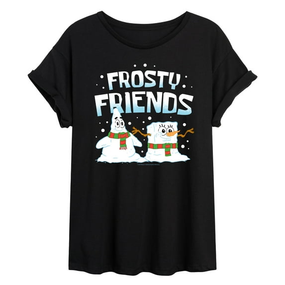 SpongeBob SquarePants - Frosty Friends - Women's Oversized T-Shirt