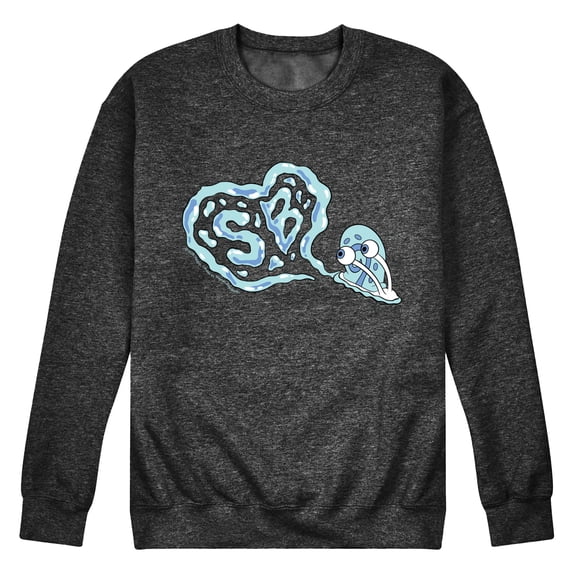 SpongeBob SquarePants - Gary Heart Snail Trail Graphic Fleece Sweatshirt