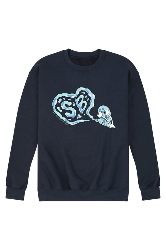 - Gary Heart Snail Trail - Men's Crew Fleece Sweatshirt