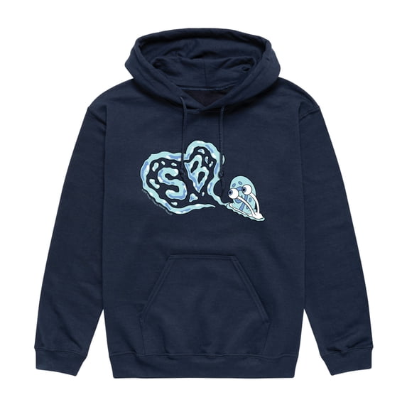 SpongeBob SquarePants - Gary Heart Snail Trail Graphic Fleece Pullover Hoodie