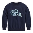 thumbnail image 1 of SpongeBob SquarePants - Gary Heart Snail Trail - Youth Boys Crew Fleece Sweatshirt, 1 of 5