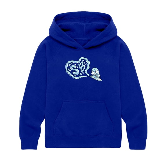 SpongeBob SquarePants - Gary Heart Snail Trail - Youth Boys Fleece Hoodie Sweatshirt