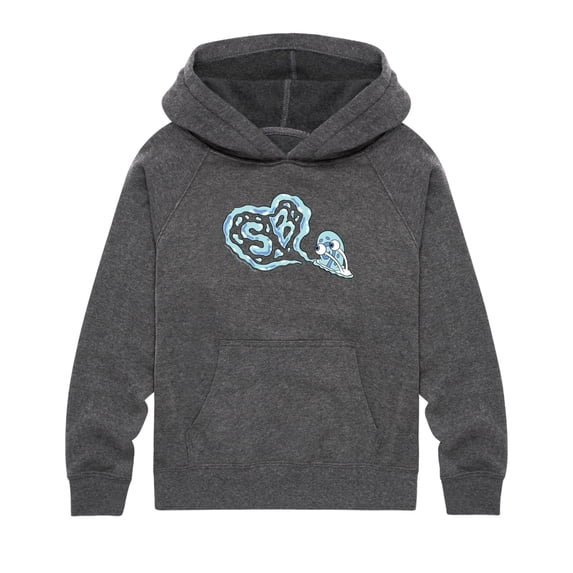 SpongeBob SquarePants - Gary Heart Snail Trail - Youth Boys Fleece Hoodie Sweatshirt