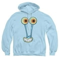 thumbnail image 1 of SpongeBob SquarePants Gary Snail Smile Adult Pull-Over Hoodie, Light Blue, Small, 1 of 5