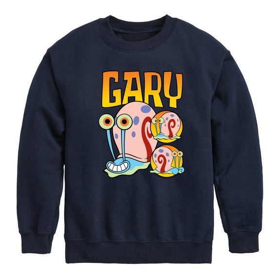 SpongeBob SquarePants - Gary The Snail - Toddler & Youth Crewneck Fleece Sweatshirt