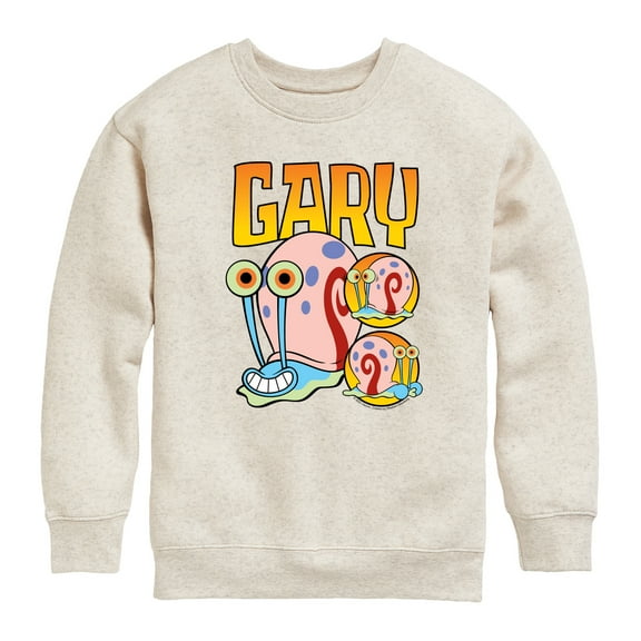 SpongeBob SquarePants - Gary The Snail - Toddler & Youth Crewneck Fleece Sweatshirt