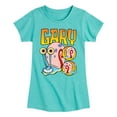 thumbnail image 1 of SpongeBob SquarePants - Gary The Snail - Toddler & Youth Girls Short Sleeve Graphic T-Shirt, 1 of 6