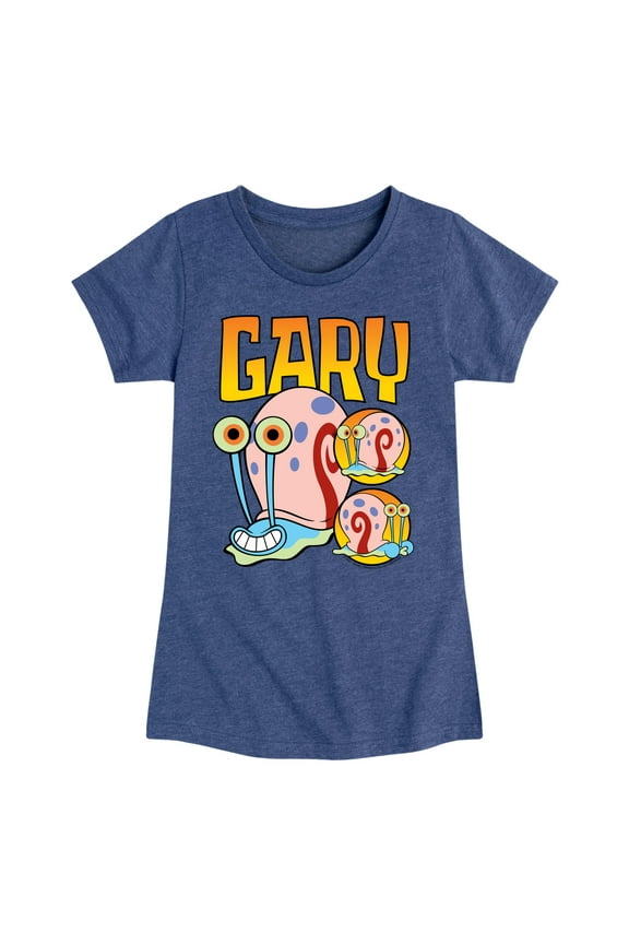 - Gary The Snail - Toddler & Youth Girls Short Sleeve Graphic T-Shirt