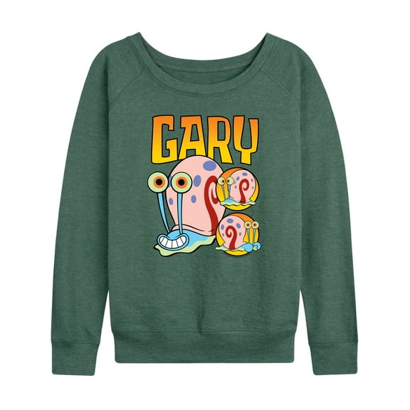 SpongeBob SquarePants - Gary The Snail - Women's Lightweight French Terry Long Sleeve Shirt