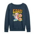 thumbnail image 1 of SpongeBob SquarePants - Gary The Snail - Women's Lightweight French Terry Long Sleeve Shirt, 1 of 6