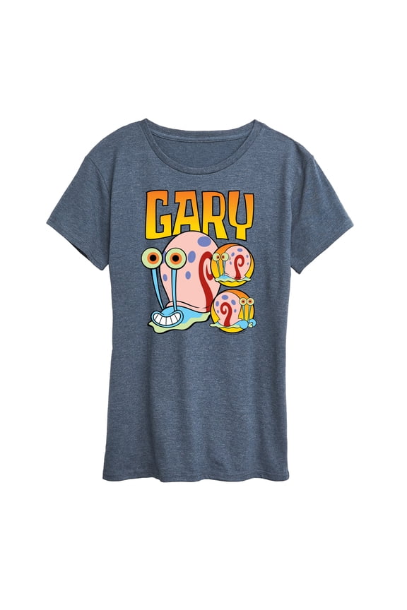 - Gary The Snail - Women's Short Sleeve Graphic T-Shirt