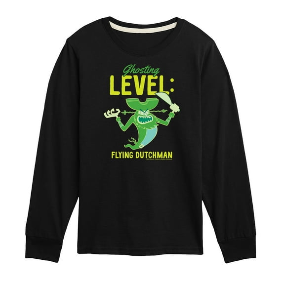 SpongeBob SquarePants - Ghosting Level Flying Dutchman - Toddler & Youth Long Sleeve Graphic T-Shirt