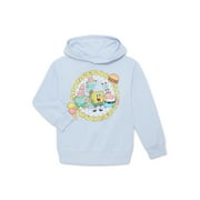 SpongeBob SquarePants Girls and Big Girls Summertime Fun Graphic Hoodie, Sizes 4-16